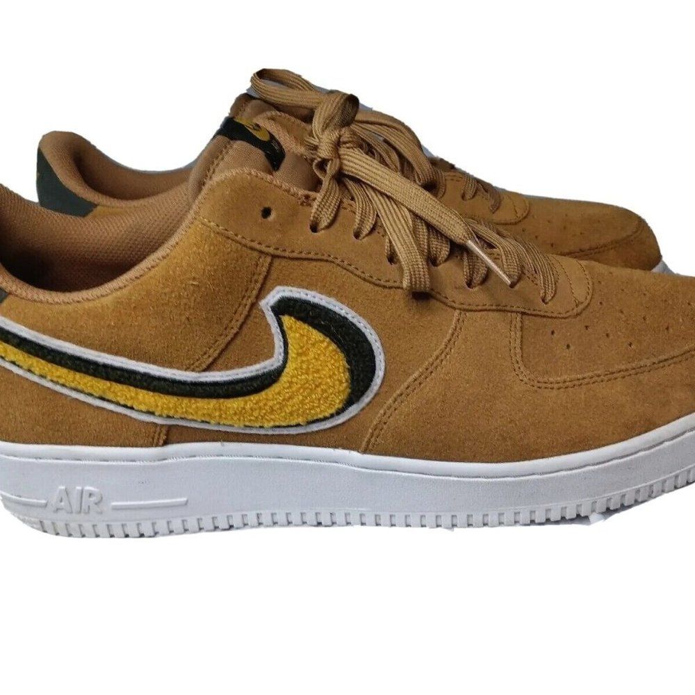 Nike Air Force 1 Low 3D Chenille Swoosh Muted Bronze Size 13